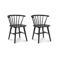 Black Spindle Dining Chair, Set of 2 E20807