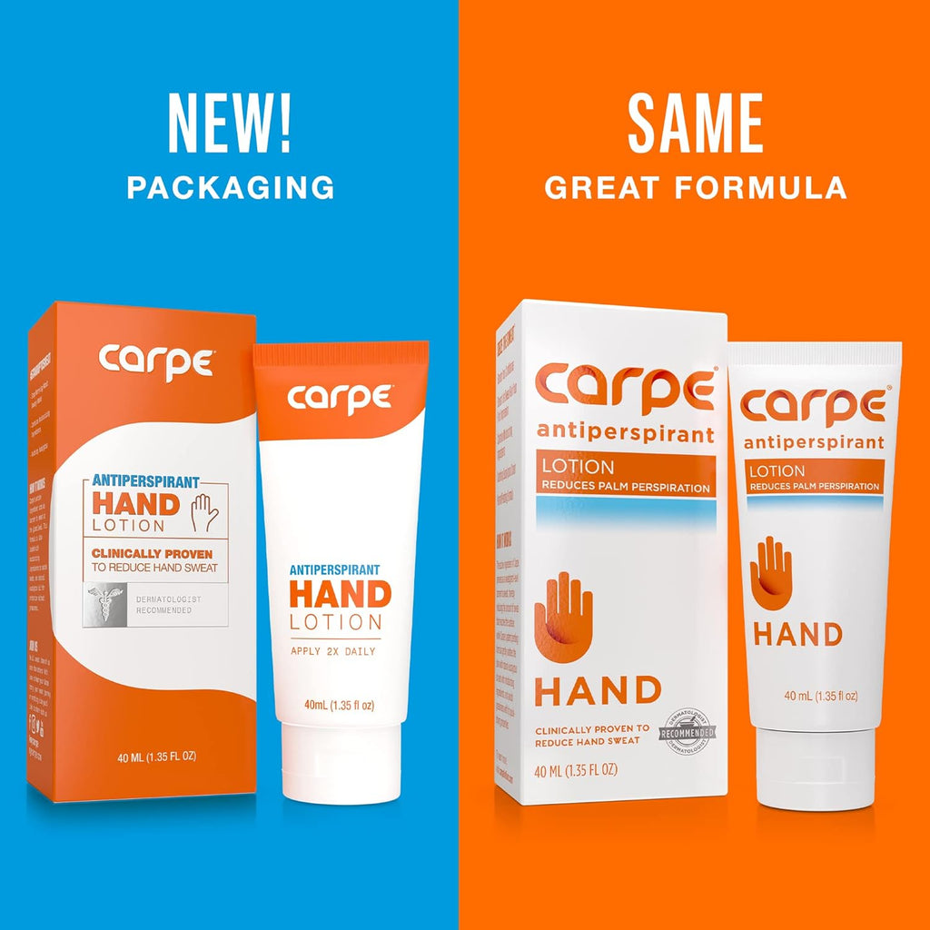 Antiperspirant Hand and Foot Lotion Package Deal, 3 Hand and 3 Foot Tubes H113973