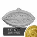 Hand-Painted Gold Ceiling Medallion L921444