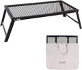 Folding Campfire Grill Heavy Duty Steel Grate O979