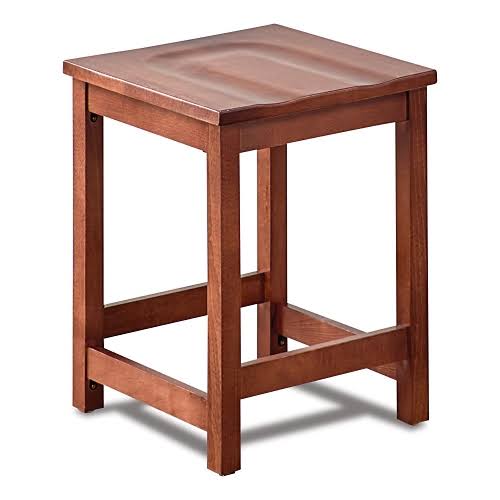 Solid Wood Counter Height Stool Black Cherry Finish S5739