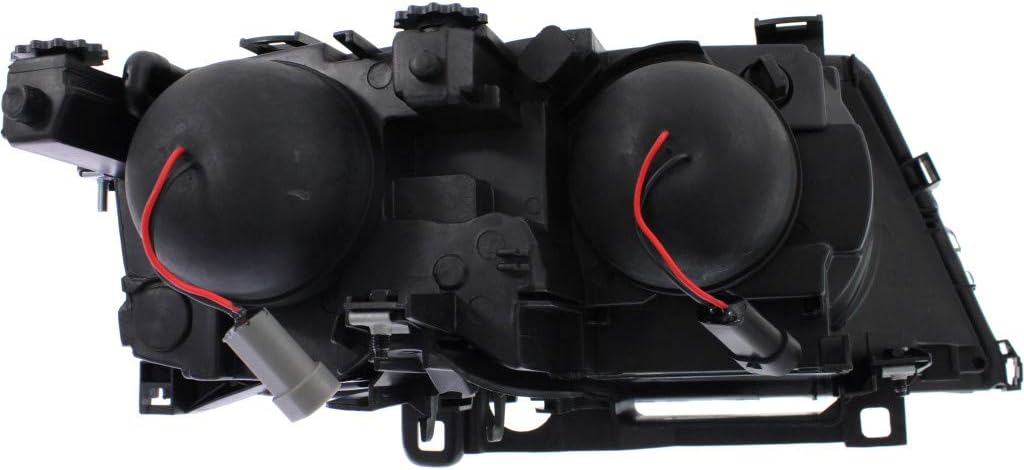 Passenger Side Halogen Headlight Assembly with Bulbs J430