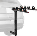 Black 2 inch Hitch Mount Double Foldable Bike Rack S824722