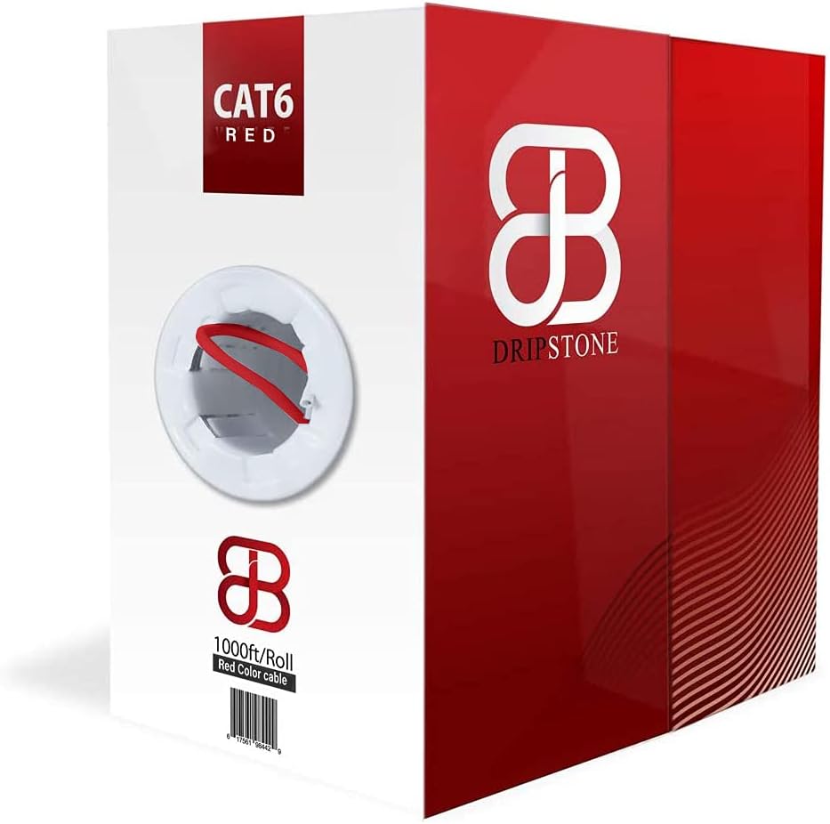 Cat6 Utp Solid Ethernet Cable 1000-feet White O579