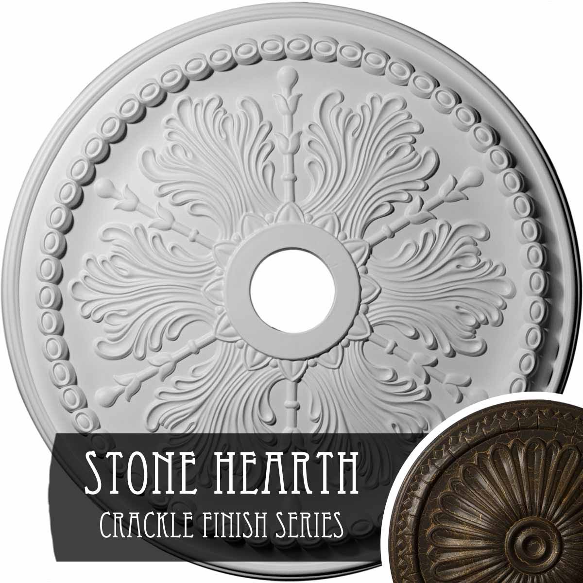 27 1/2x22OD x 4x22ID x 1 1/2x22P Ceiling Medallion N87161