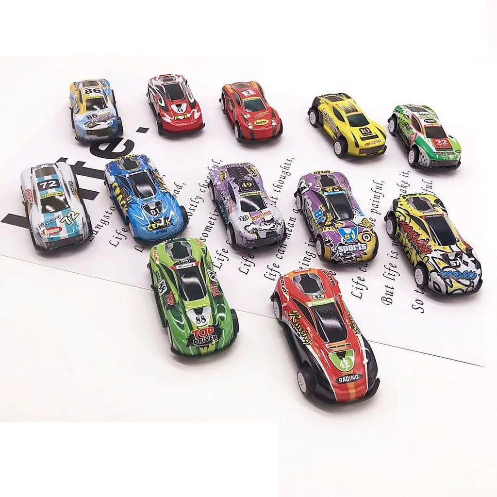 30Pcs Pull Back Toy Cars, Mini Die-Cast Race Cars Vehicles Bulk R828940