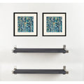 Ebony 2-Piece Wall Shelf Set C46936