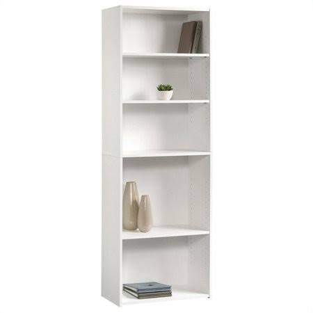 5 Shelf Bookcase in Soft White P2676