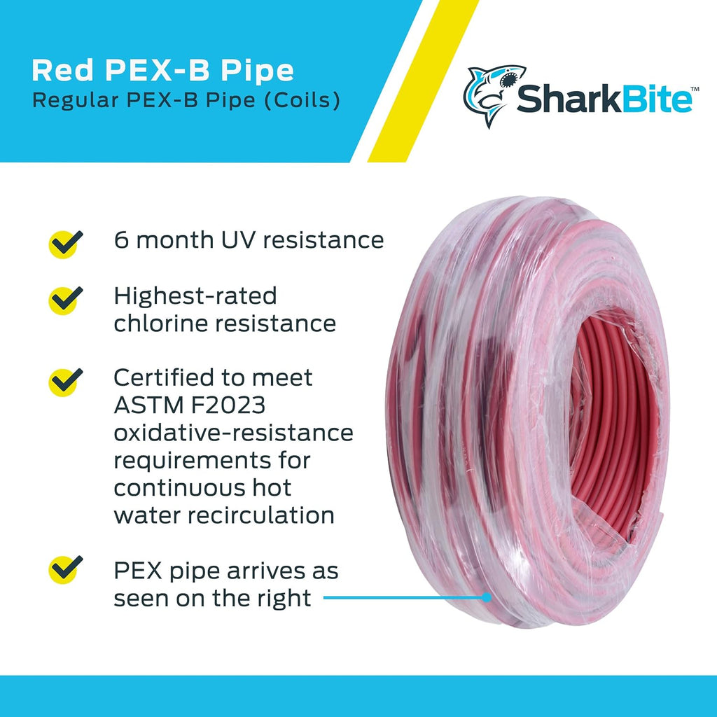 Red PEX-B Pipe Flexible Water Tubing C48353