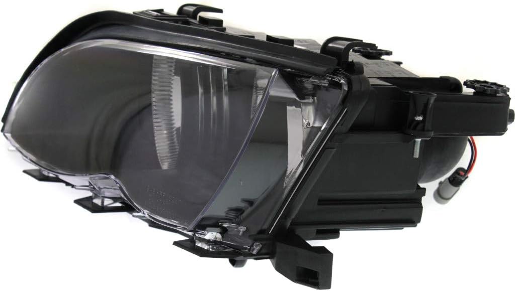 Passenger Side Halogen Headlight Assembly with Bulbs J430