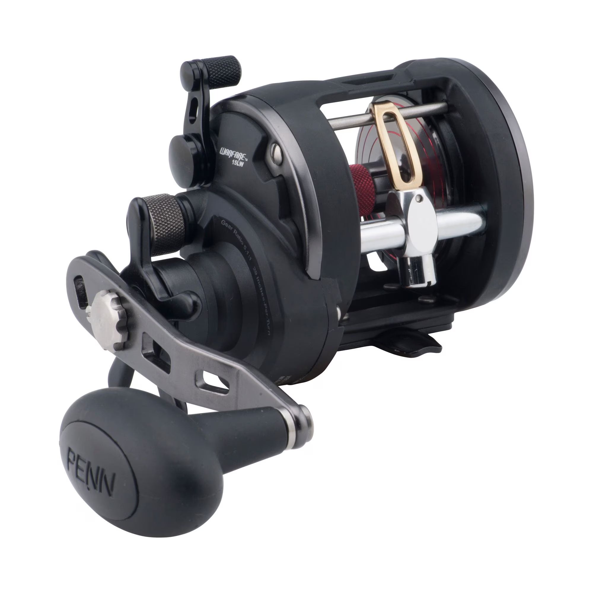 PENN Warfare Level Wind Conventional Fishing Reel, Size 15 U91662