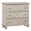 3 Drawer Fretwork Pattern Chest X3935
