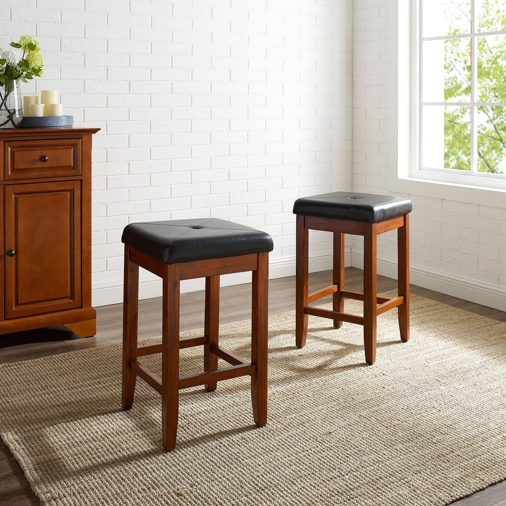 Cherry Square Counter Stool, 2 count L96431