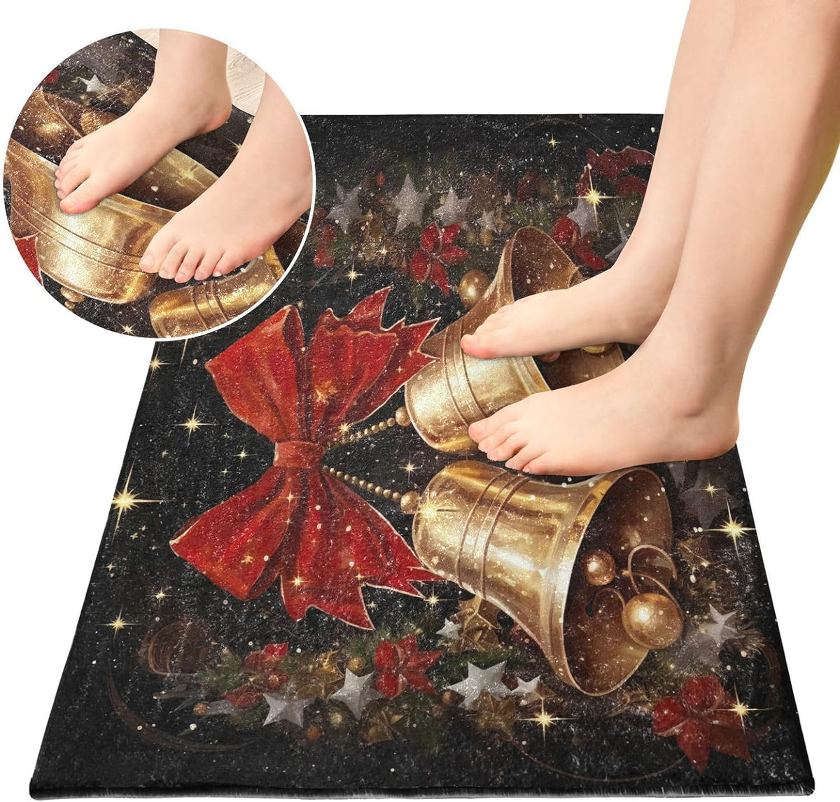 Non Slip Quick Dry Shaggy Bath Mat 39x20 in T483