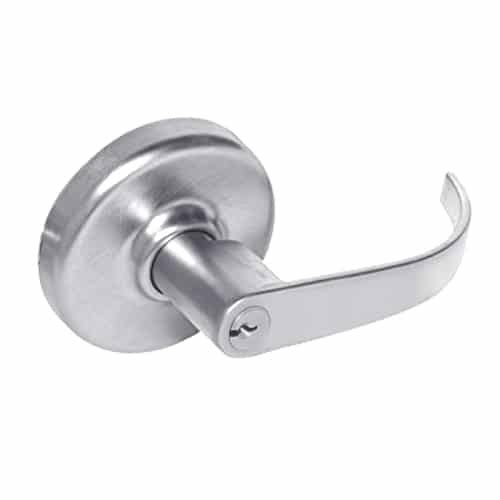 Standard-Duty Entrance Cylindrical Locksets with Princeton Lever in Bright Chrome S28938
