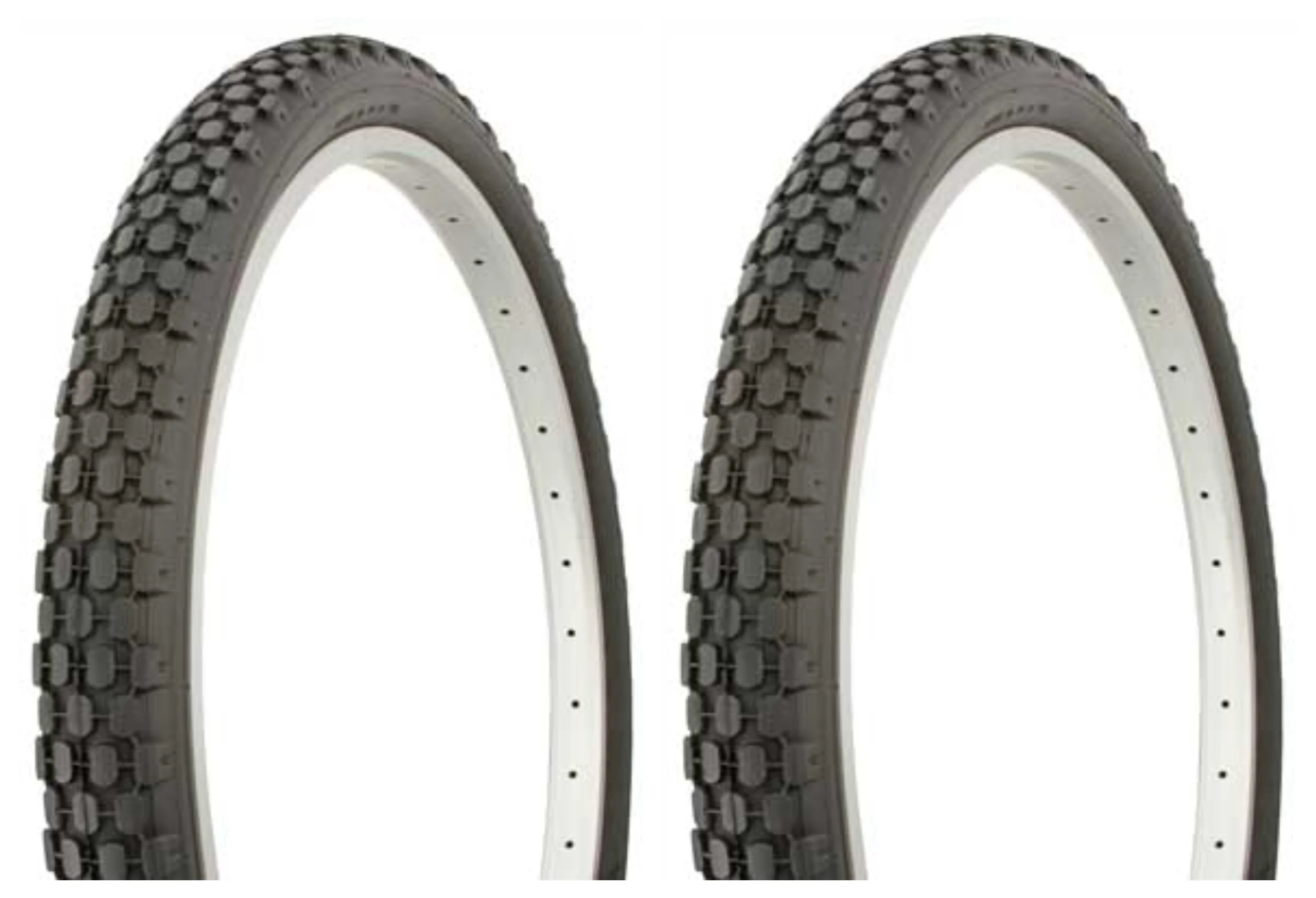 2 Tires Duro 26" x 2.125" Black Bicycle Tires L3558