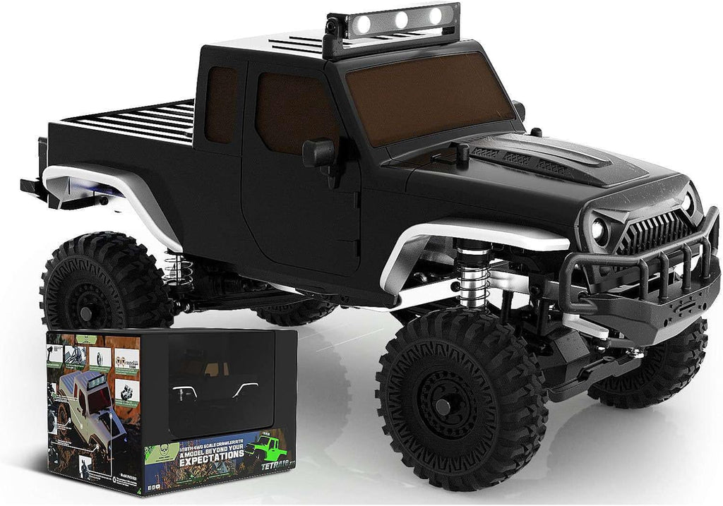 Gray 1/18 4WD RTR RC Rock Crawler Truck E145