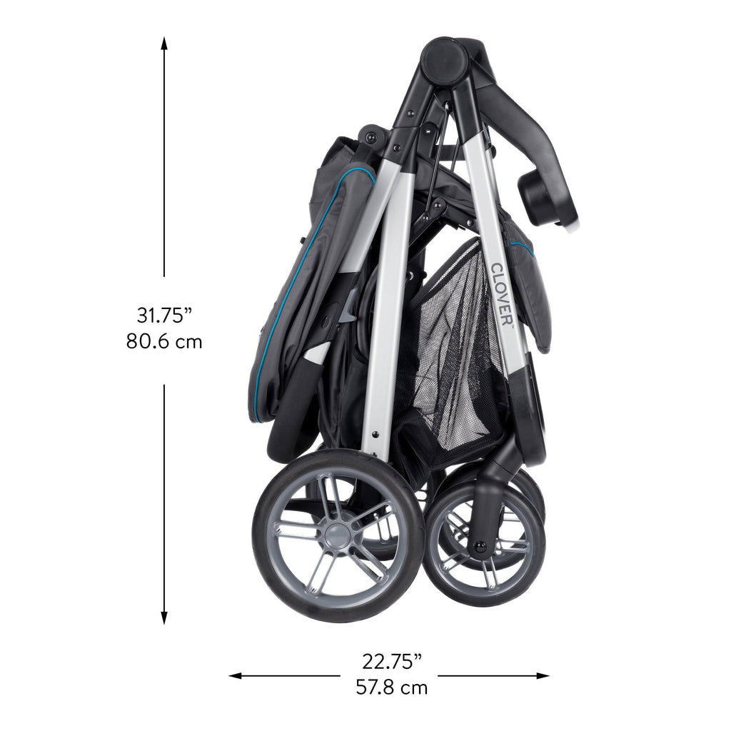Atlantic Chevron Blue Travel System with Infant Car Seat H451