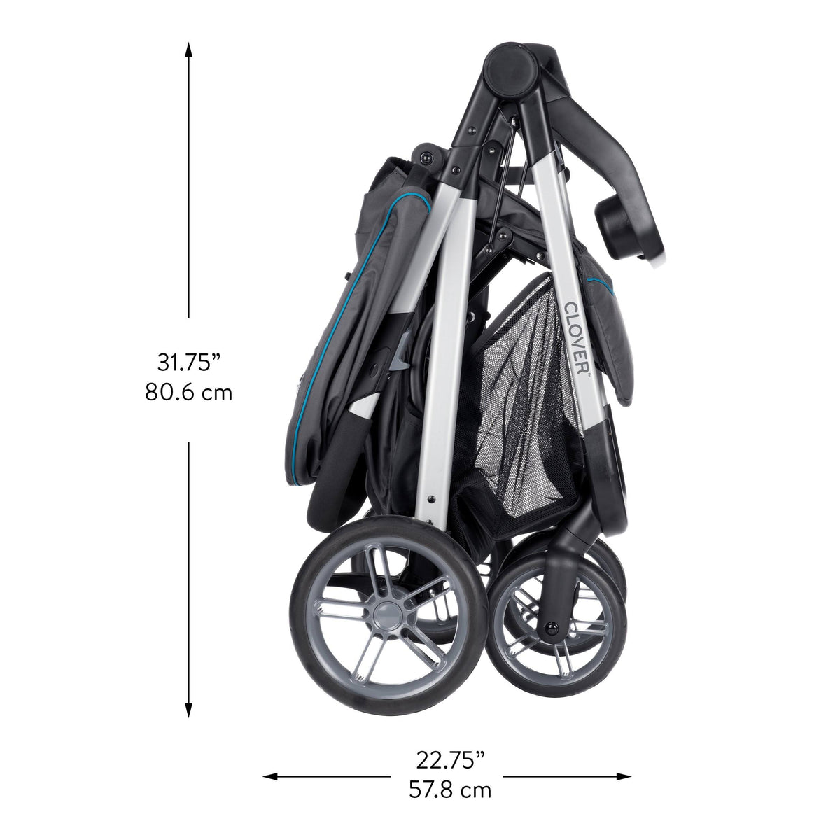 Atlantic Chevron Blue Travel System with Infant Car Seat H451