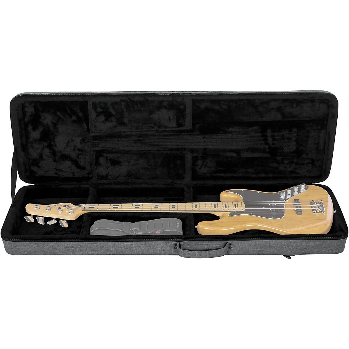 Lightweight Bass Guitar Case - Grey S632171