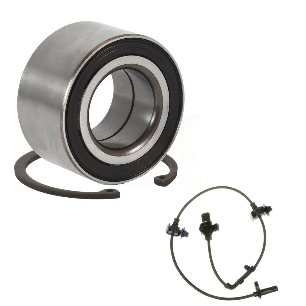 Front Wheel Bearing And ABS Sensor Kit For 2007-2008 Honda Civic Si with 4 doors w Harness X70119