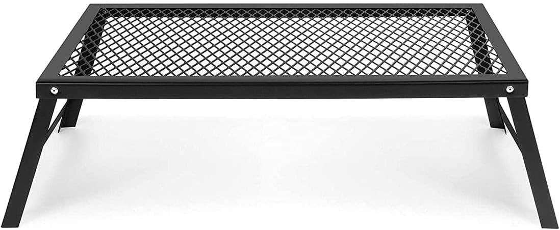 Folding Campfire Grill Heavy Duty Steel Grate O979
