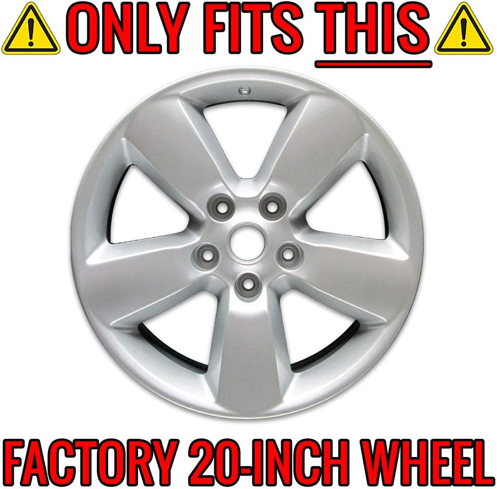 Set of Four 20" Gloss Black ABS Wheel Skin Covers C8113