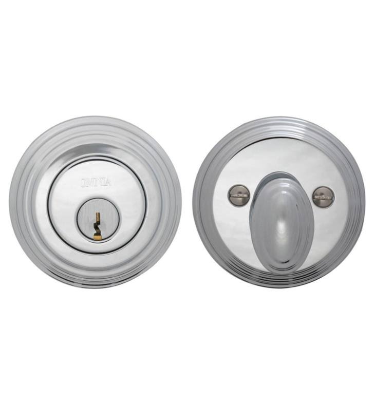 Traditional Single Cylinder Deadbolt Oil Rubbed Bronze O169