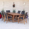 5-Piece Eucalyptus Round Dining Set B662811