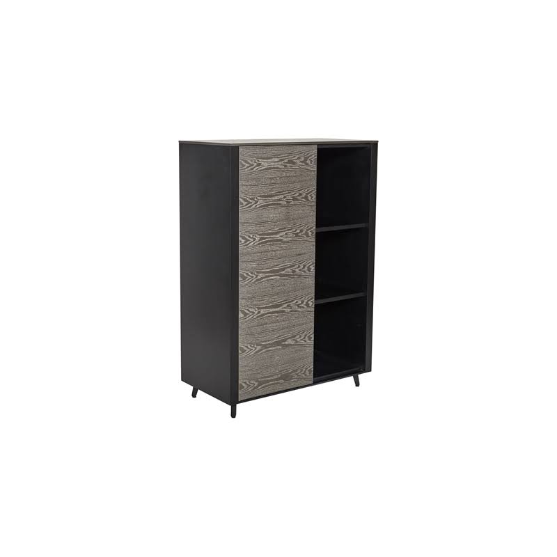 Grey Ash / Black Bookcase K799848