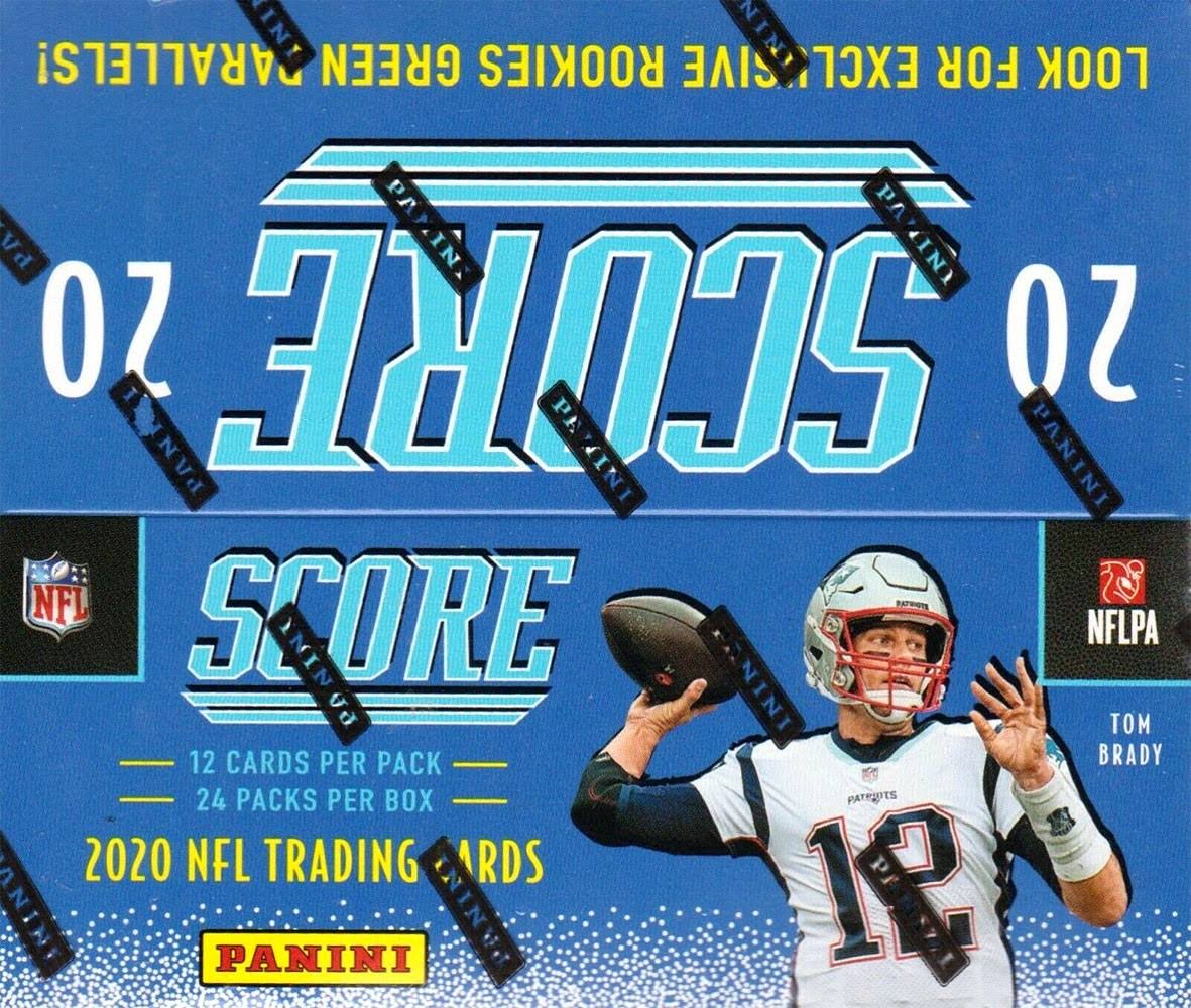 2020 Score Football Trading Card Retail Box 24 Packs R345
