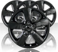 Set of Four 20" Gloss Black ABS Wheel Skin Covers C8113