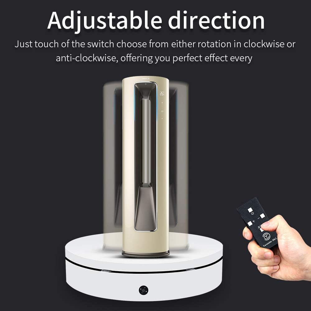 360 Degree Photography Turntable, 330LB Capacity, 23.6in Diameter Y27713