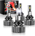 9006/HB4 Low Beam 9005/HB3 High Beam 26000LM 120W LED Headlight Bulbs Combo, 6500K Cool White, Pack of 4 Pack of 2 C686