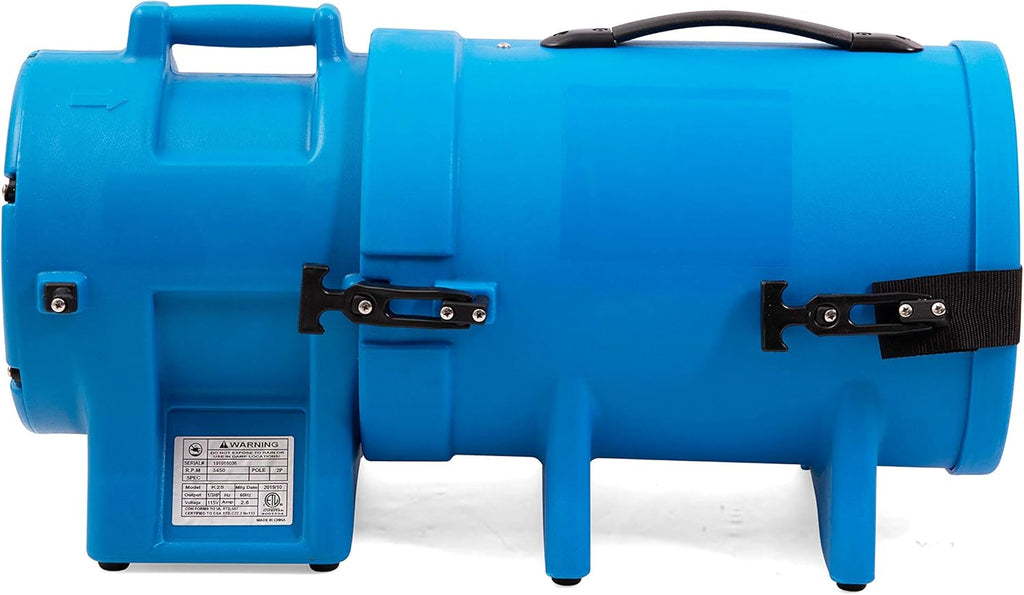 Plastic Compaxial Blower with 25' Ducting and Canister Assembly (8inch) T797