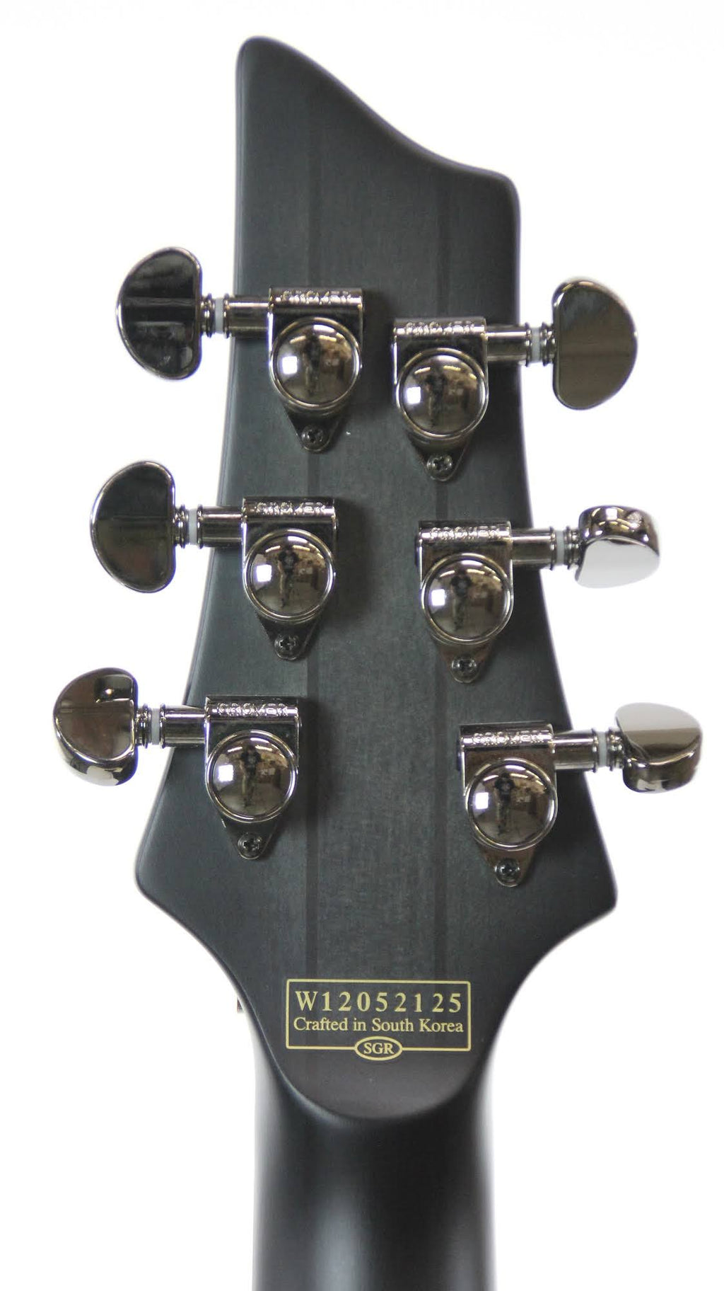 See-Thru Black Satin Electric Guitar O3556
