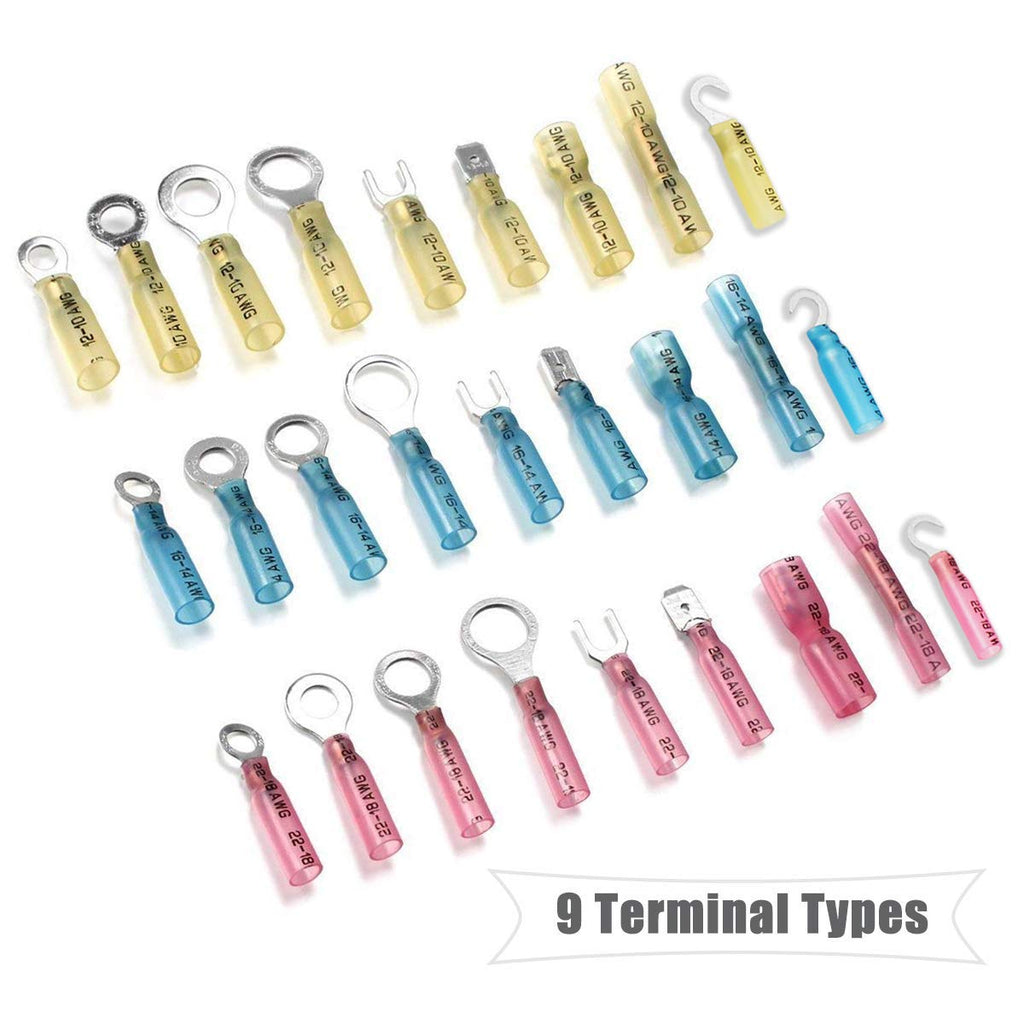 810PCS Heat Shrink Connectors Kit F520571