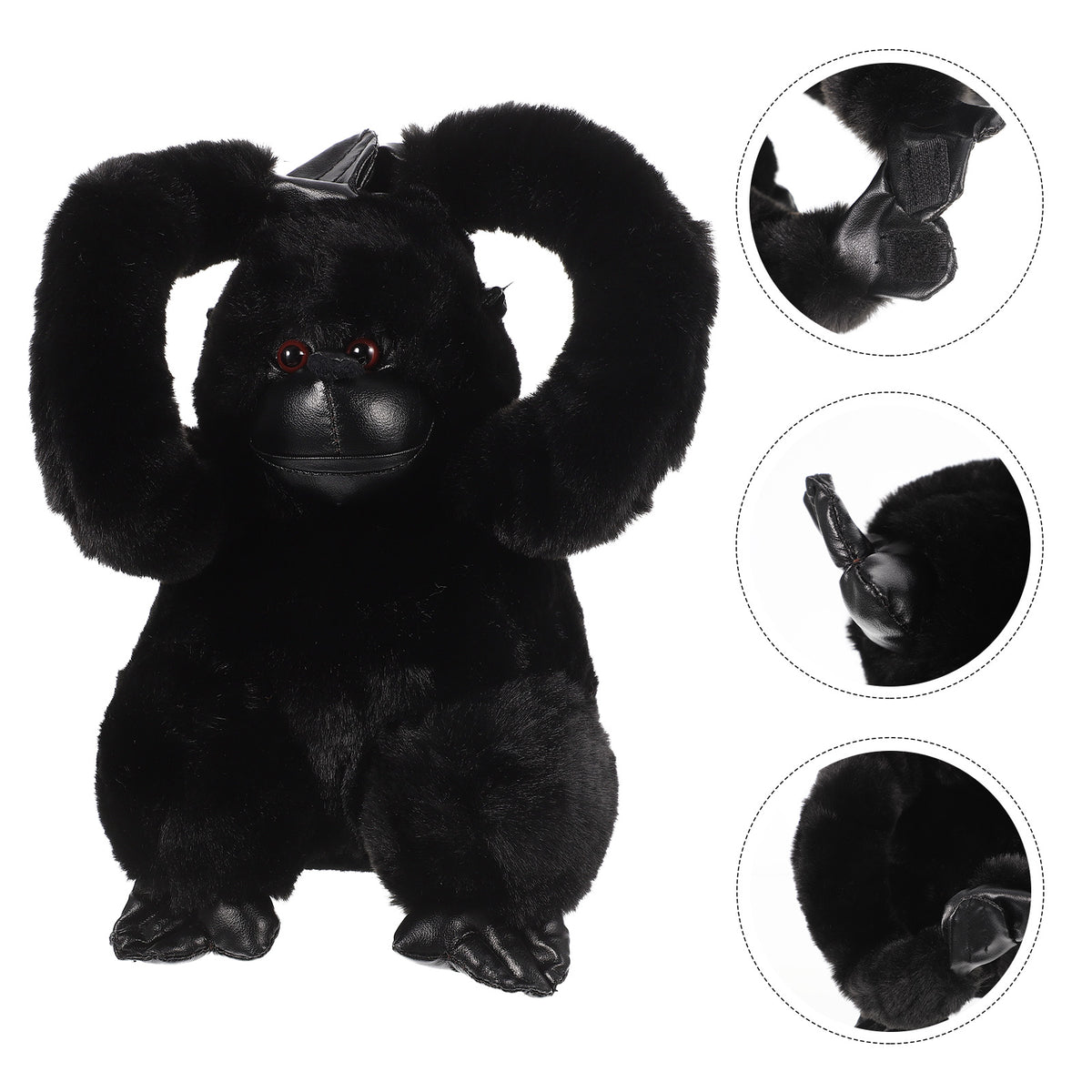 Large Plush Gorilla Stuffed Doll Y871337