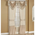 Faux Silk Light Gold Window Valance 24 x 20 Inches D41157