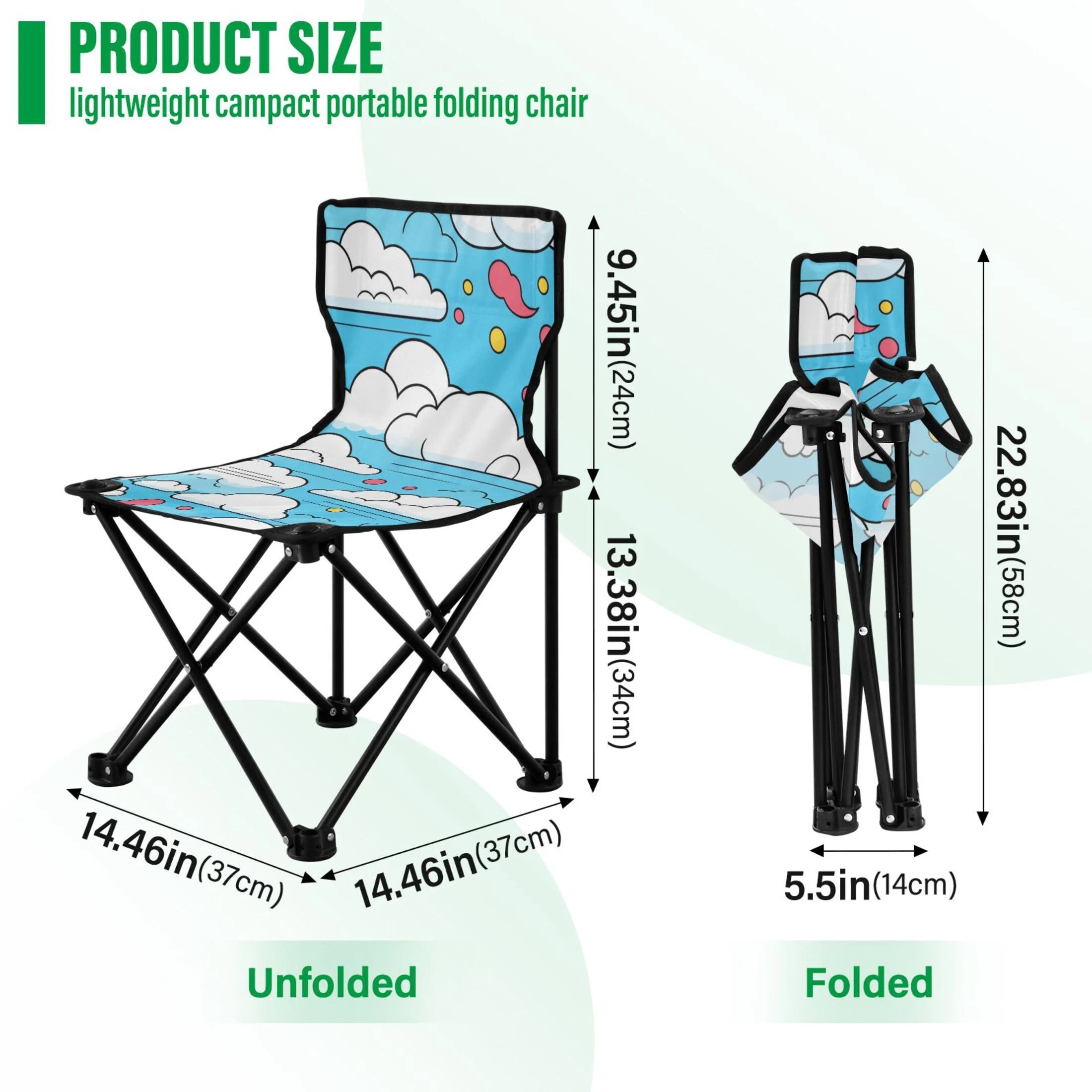 Portable Camping Chair with Carry Bag P969