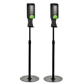 1200 ml Automatic Gel Hand Sanitizer Dispenser in Black with Floor Stand (2-Pack) F15127
