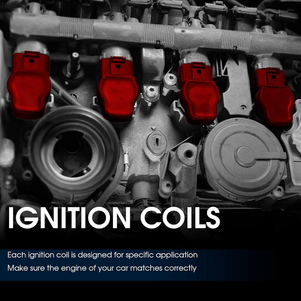 Set of 8 Ignition Coils for Cadillac SRX STS DTS XLR Buick Lucerne V8 4.4L 4.6L N314