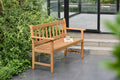 Teak Finish Bench T75248