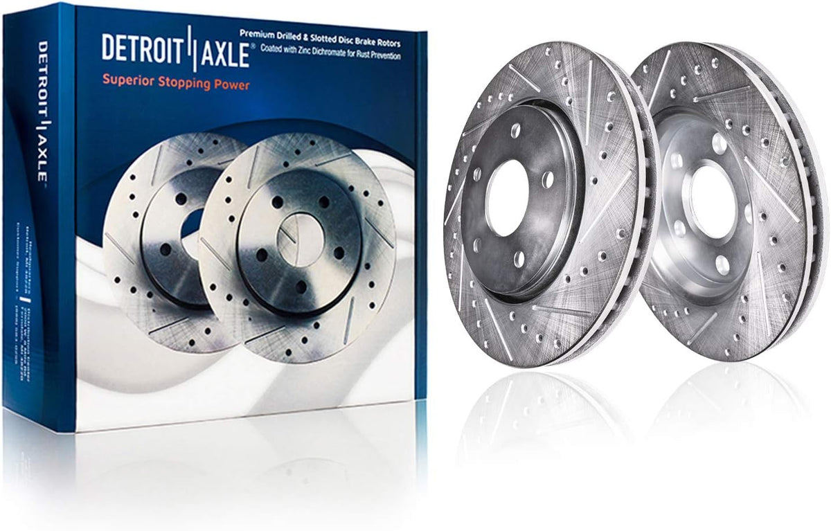 11.88" Front Drilled Slotted Disc Brake Rotors 2pc Set A499452