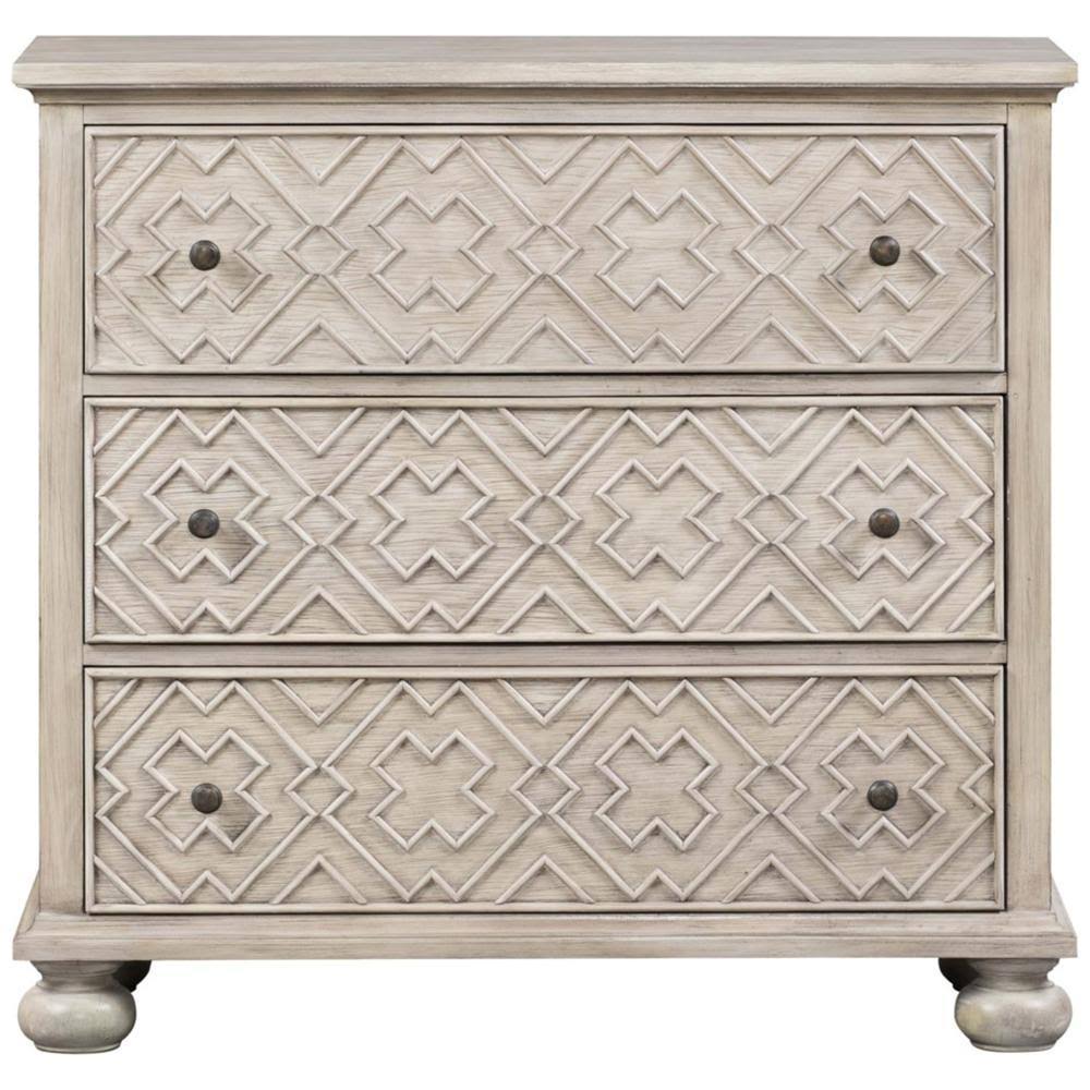 3 Drawer Fretwork Pattern Chest X3935