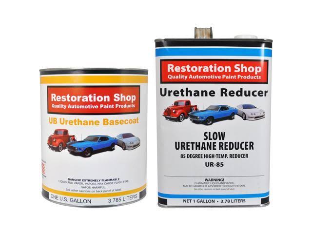 Black Urethane Basecoat Automotive Car Paint, 1 Gallon Kit E439