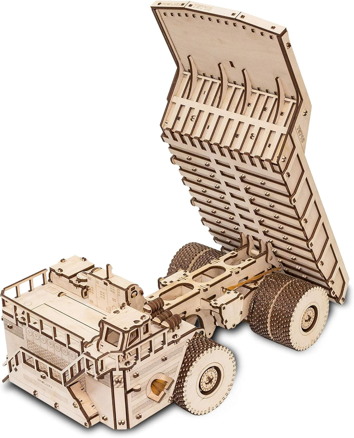 3D Puzzle Mechanical BELAZ 75710 Rubber Band Engine DIY Craft Set Pack of 2 M598